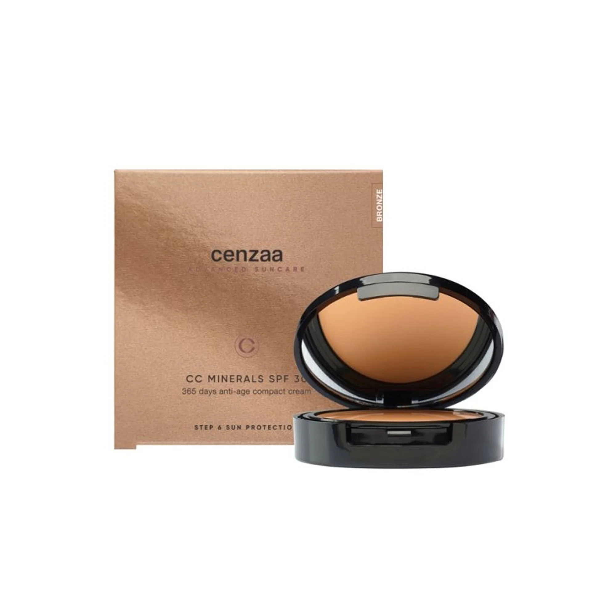 Cenzaa Satin Elegance CC SPF 30 - Bronze - Cenzaa cc minerals spf 30 bronze - CEN0024