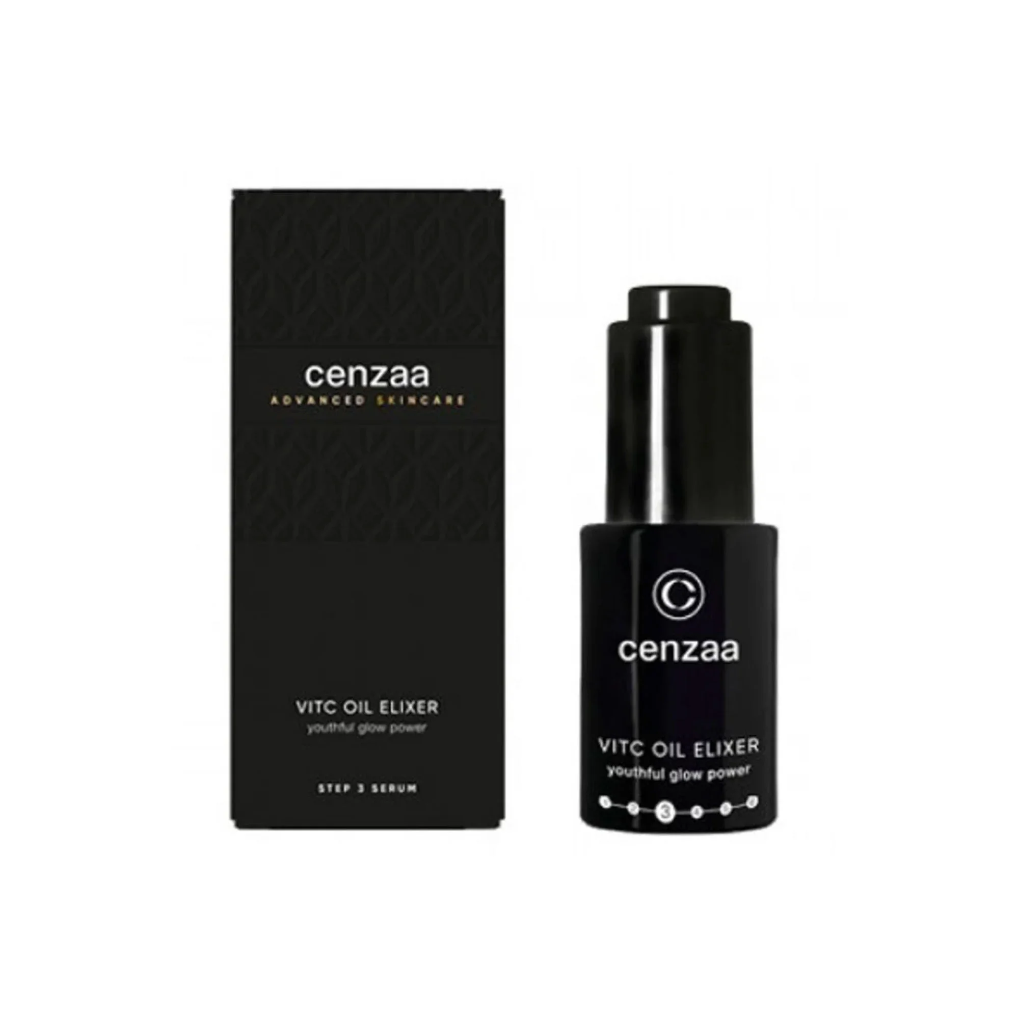 Cenzaa VitC Oil Elixer - Anti-Age Serum met 7% Vitamine C - Cenzaa vitc oil elixer - CEN0010