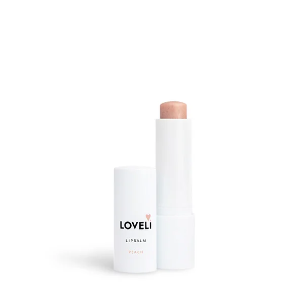 Loveli Vegan Lipbalm Peach - Loveli lipbalm stick peach 600x600 20230120 2 - LOV0102