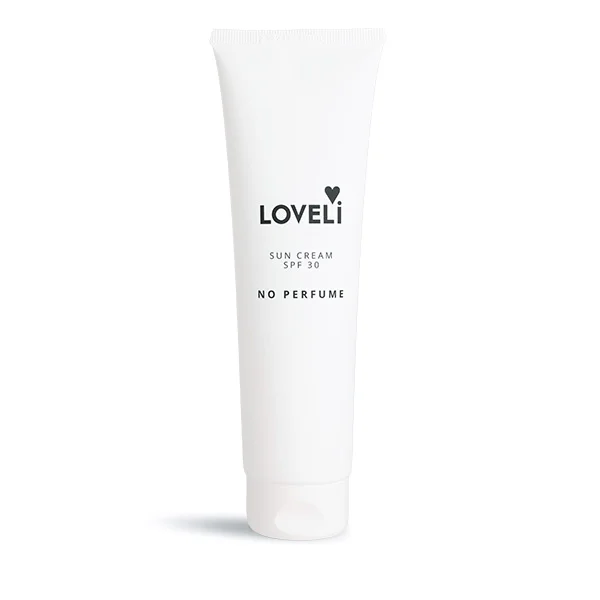 Loveli Sun cream No Perfume - Loveli sun cream spf30 no perfume 150ml 600x600 20240417 - LOV0039