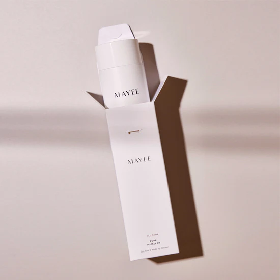 MAYEE Pure Micellar - Eye, face & make-up cleanser - Productfoto pure micellar 550x - MAY0002