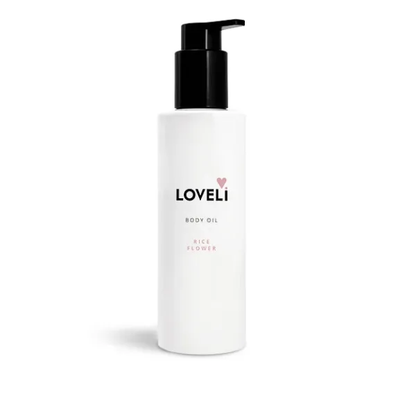 Loveli Body oil Rice Flower - Loveli body oil rice flower 200ml 600x600 20220318 - LOV0072