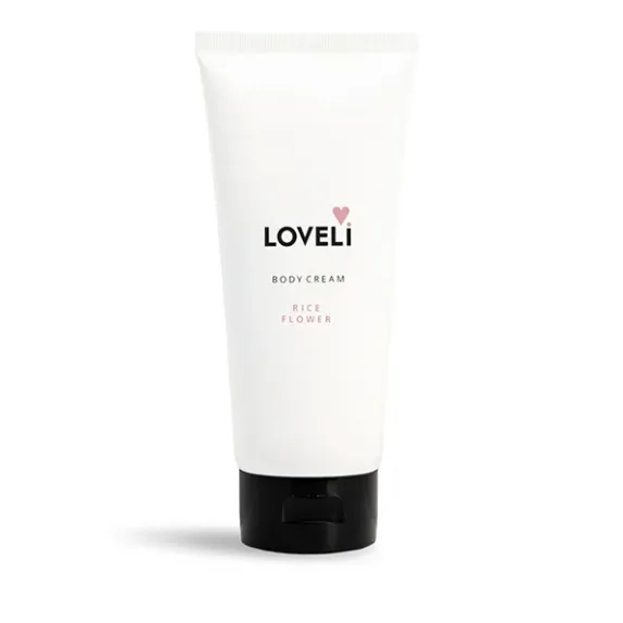 Loveli Body cream Rice Flower - Loveli bodycream rice flower 200ml 600x600 - LOV0080